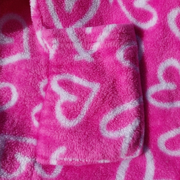 Girls Pink Bathrobe Size 10/12 - Picture 4 of 6